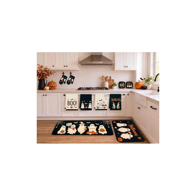 Juego de 10 accesorios de cocina de fantasmas de Halloween