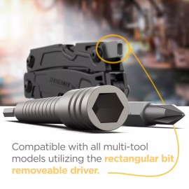 Galvanox Multitool Bit Extender Add On Accessory Compatible with Leatherman Multitools