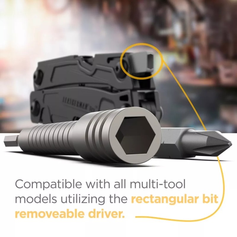 Galvanox Multitool Bit Extender Add On Accessory Compatible with Leatherman