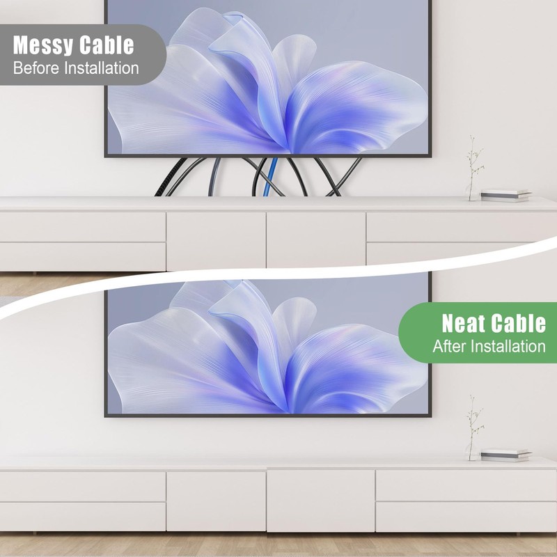 LOCATVE in-Wall Cable Management Kit - Hide TV Wires When