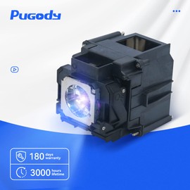 Pugody A+ Quality ELP-LP76 V13H010L76 - foco de repuesto para proyector Epson EB-G6900WU EB-G6970WU EB-G6550WU EB-G6570WU EB-G6450WU EB-G6050WNL EB-G6050W EB-G607 W G67 W70WU G6800 G6870