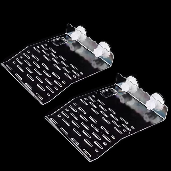 HYLCWTH 2Pcs Turtle Basking Platform for Aquarium, Turtle Floating Platform