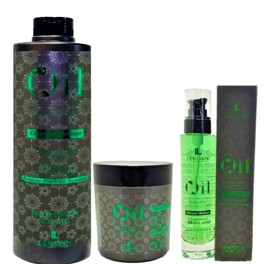 Kit Lendan Moringa Shampoo 1000 ml / 33.8 fl oz + Aceite + Mascarilla 500 ml