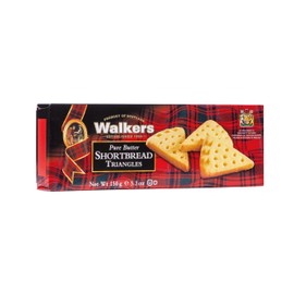 Walker's Shortbread Triangles, All-Butter Shortbread Cookies, 5.3 Oz (Pack of 4)