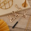 4pcs Snap Hook Swivel Clasp, 0.8in D-Rings Swivel Snap Hooks