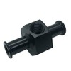 3/8 Inline Barb Fuel Pressure Gauge Hose Adapter with 1/8"