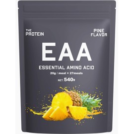 ザプロ THE PROTEIN EAA サプリメント 必須アミノ酸 8,552mg配合 国内製造 BCAA 5,972mg クエン酸 クレアチン グルタミン アミノ酸サプリ プロテインパウダー 武内製薬 (パイン風味 ステビア使用)