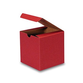 Red Kraft Gift Boxes 9" X 4 1/2" X 4 1/2" | Quantity: 100