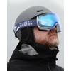 OutdoorMaster Heron Ski Goggles with 2 Lens, Frameless, Magnetic Interchangeable