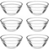 Small Prep Mixing Bowls: 2.3x1.1Inch Mini Prep Bowls Stackable Glass