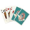 Graphic Pastel, Tiger, Contour (52 Playing Cards, Poker Size Card