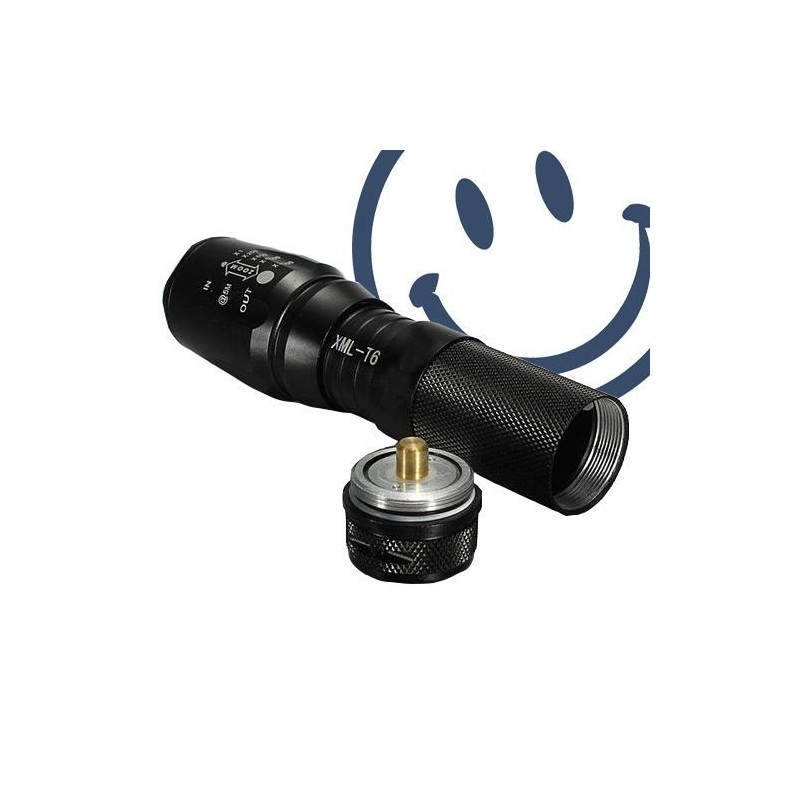 Led Flashlight Cree Xm L Tactical T6 Zoomable Torch Lamp