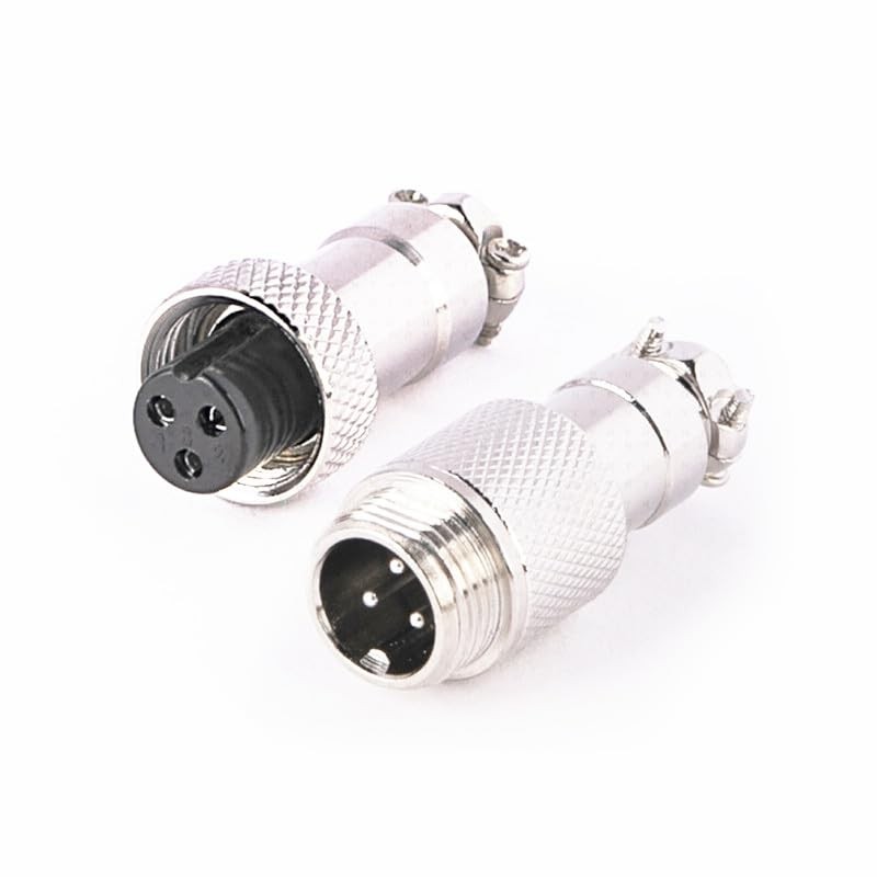 GX20 Aviation Connector 3 Pin, GX20 Docking Style Circular Adapter