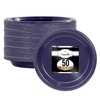 Exquisite Deep Purple Plastic Plates 50 Count I 9 Inch