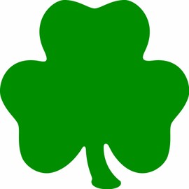 Imagine This Company Lucky Irish Clover Shaped Pet Magnet; Removable Magnets for Cars, Fridges, Lockers & More, Stylish Pet Inspired Car Accessories, 5 1/2 x 5 1/2 Inches, 1 Item, GreenShamrock