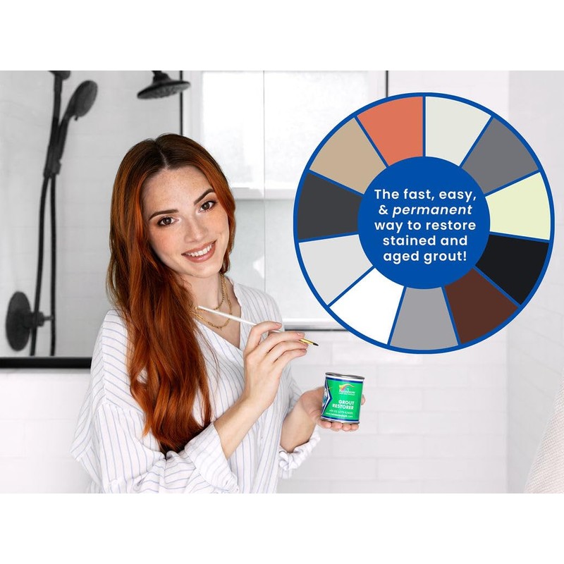 Grout Pen Cream Grout Paint: Waterproof Tile Paint Grout Refresh