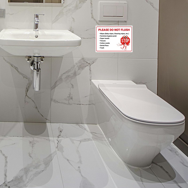8 pack “Please Do Not Flush - Wipes, Feminine Hygiene