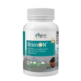 E3LIVE BrainON - Wild-Harvested AFA Extract for Mood Balance & Focus 90 Count