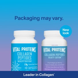 Vital Proteins Collagen Peptides Beauty Edition Capsules, 2.5g of Collagen Per Serving with Biotin and Vitamin C, 30 Servings