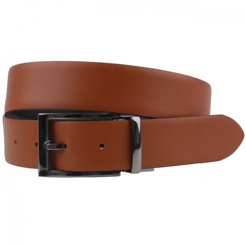 LLOYD Leather Reversible Belt 0813/05 Black/Brown, Length: 80 cm, Black