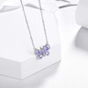 Aurora Tears Purple Butterfly Jewellery Sets Women 925 Sterling Silver