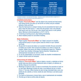Thermafix Plus semi-Rigid, Dual Wall Heat Shrinkable tubing (0.427" Diam - 6" Length) 10 pcs - Shrink Ratio 4:1