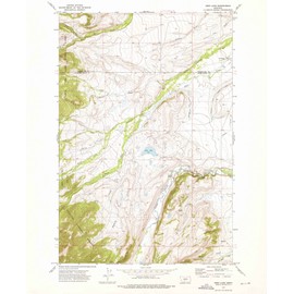 Montana Maps - 1972 Rein Lake, MT - USGS Historical Topographic Wall Art : 24in x 30in, Large Wall Art Map