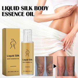 Silk Body Essence Oil - Liquid Silk Body Essence Oil,100ml Silk Body Oil,Anti Wrinkle Body Oil,Deeply Hydrating Body Oil,Anti Wrinkle Firming Skin,Firming Extract Body Lotion for Women Dry Skin