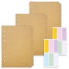 A5 Index Paper, 8.19x5.9", 5Pcs per Set, 3 Sets per