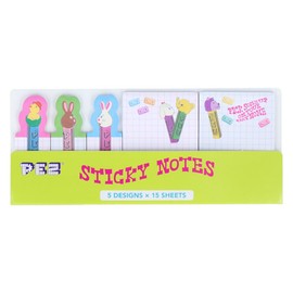 Sunstar Stationery S2841851 PEZ Sticky Notes, Die-Cut Slim, B Pattern