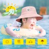 2Pcs Parent-Child Sun Hat,Smile Face UPF 50+ Toddler Bucket Hat