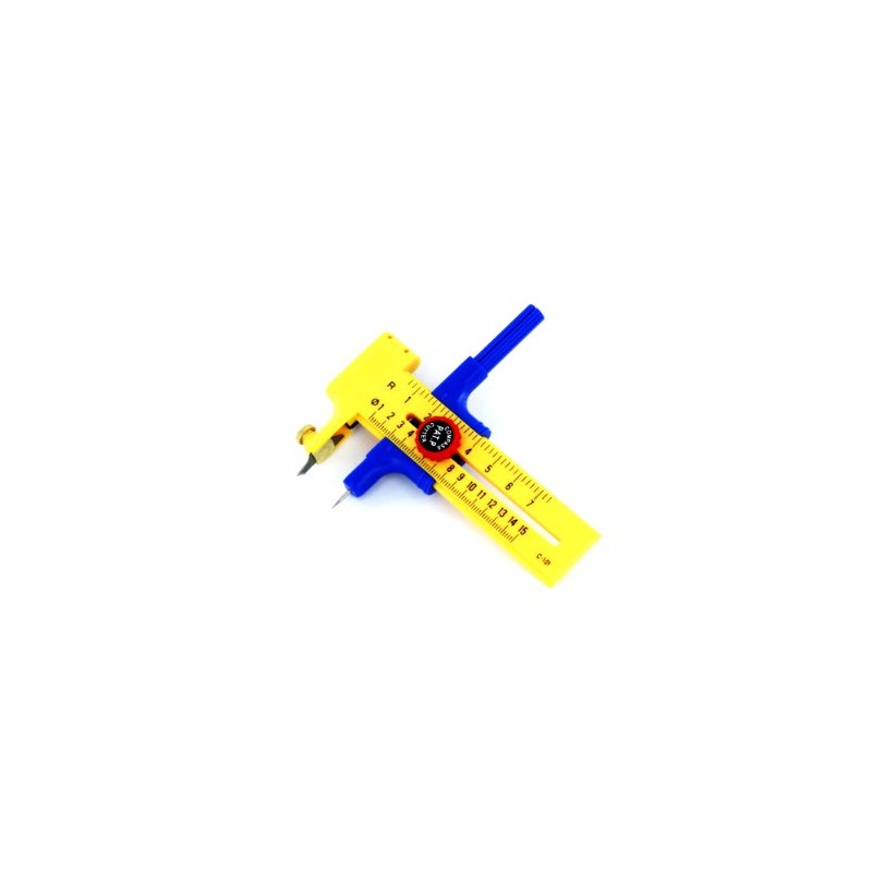 Dafa Compass Circle Paper Card Leather Vinyl Aperture Cutter Blade