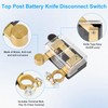 Linkstyle Top Post Knife Blade Master Switch, 12V 24V 250A