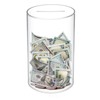 LMSNE Piggy Bank for Adults or Kids, Clear Piggy Bank