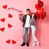 Fruidles Valentine's Heart Lollipops Candy, Red Heart Shaped Hard Candy