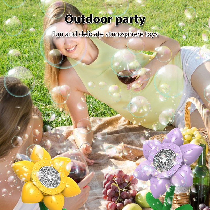 Bubble Machine with Sound Lamp Vertical Bubble Maker for Birthday