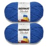 Bernat Blanket Brights Royal Blue Yarn - 2 Pack of