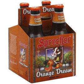 Sprecher Orange Dream Soda 64.0 fl oz (Pack of 6)