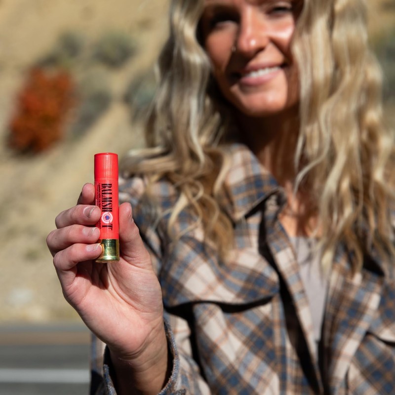 BALMSHOT Pomegranate Lip Balm SPF 15 (2-Pack) – Natural Beeswax