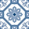 Poromoro Portuguese Spanish Azulejo Tile Stickers Peel and Stick Kitchen
