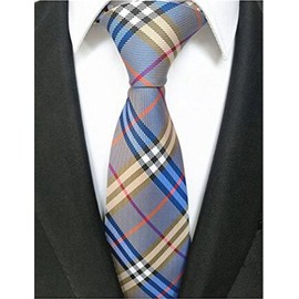 YanLen Lot 9 PCS Classic Men's Tie Necktie Woven JACQUARD Neck Ties