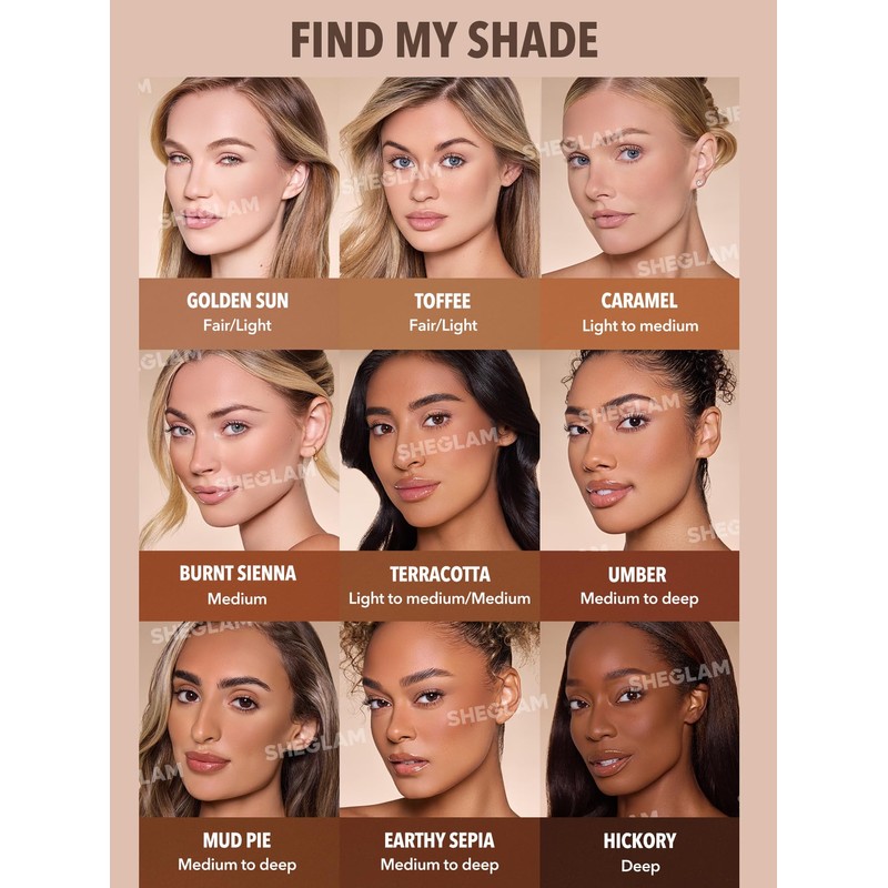 SHEGLAM Sun Beam Matte Liquid Bronzer-Hickory