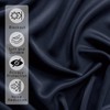 PANELSBURG Bunk Bed Curtains for Bottom,Navy Blue Blackout Short Kids