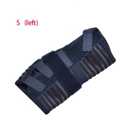 Wrist and Thumb Support Stabilized with Metal bar Wrist Support Brace Splint Ideal for Carpal Tunnel, Sprains, and Tendonitis(S (Left))