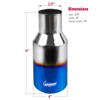 Upower Blue Burnt Exhaust Tip 2.5" Inlet 4" Outlet 9"