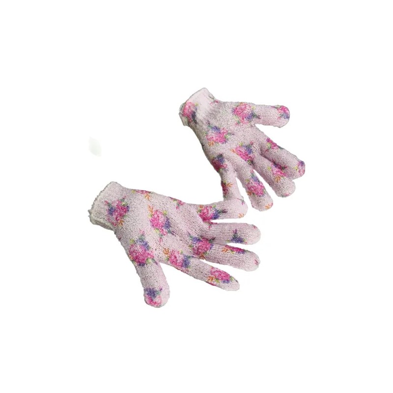 10 Par Guantes De Baño Exfoliantes Avon Flores