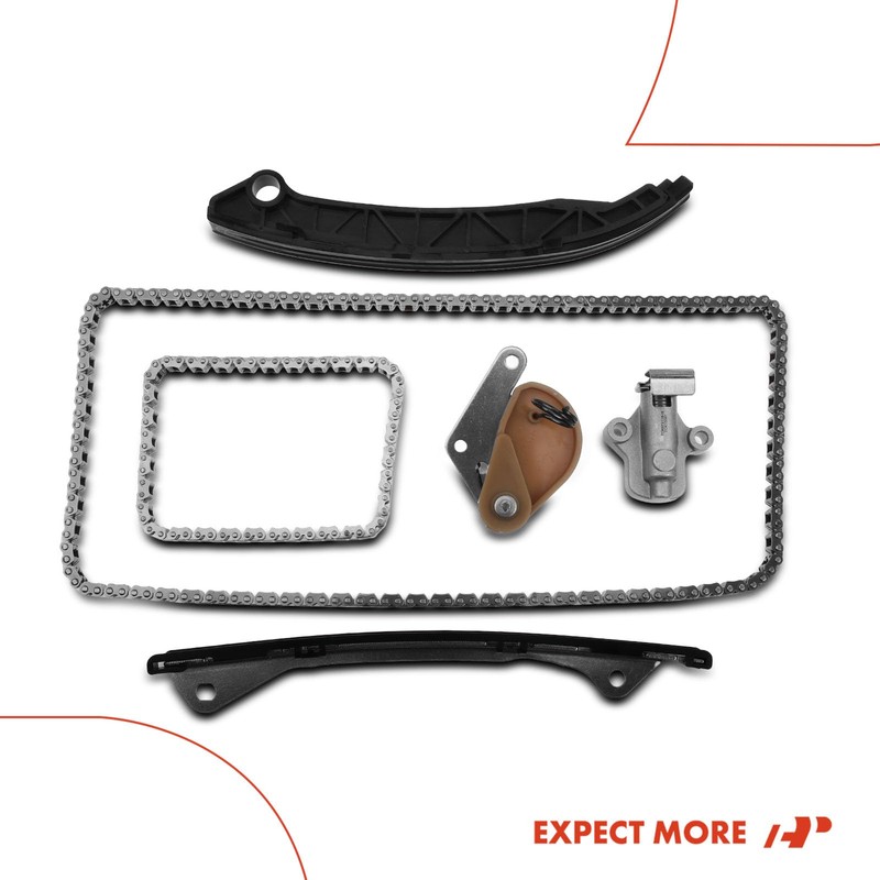 A-Premium Engine Timing Chain Kit W/Tensioner & Guide Compatible with