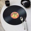 MikaMax - Vinyl Placemats - Round Record Placemats - Table