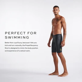 2XU Unisex Propel Buoyancy Short Black/Ambition S