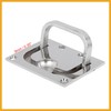 Partuto 76x57mm Boat Floor Locker Hatch Lift Flush Ring Pull